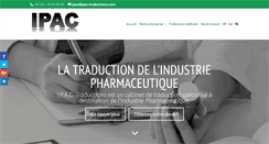 Desktop Screenshot of ipac-traductions.com